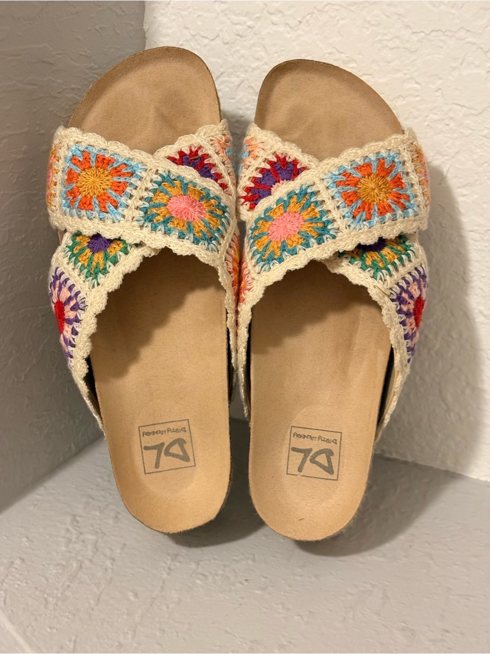 Crochet Square Platform Sandals